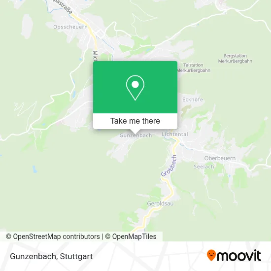 Gunzenbach map