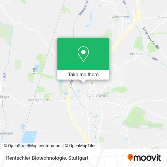 Rentschler Biotechnologie map