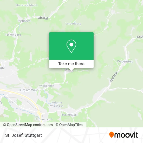 St. Josef map