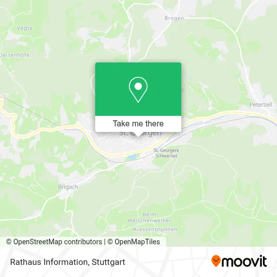 Rathaus Information map