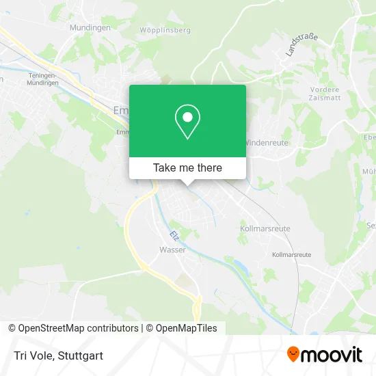 Tri Vole map