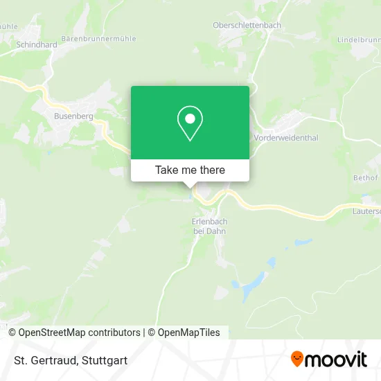 St. Gertraud map