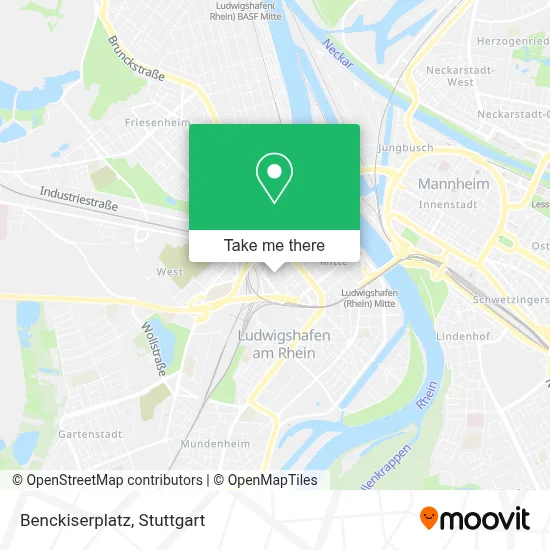 Benckiserplatz map