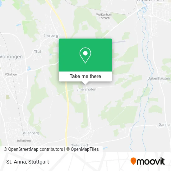 St. Anna map