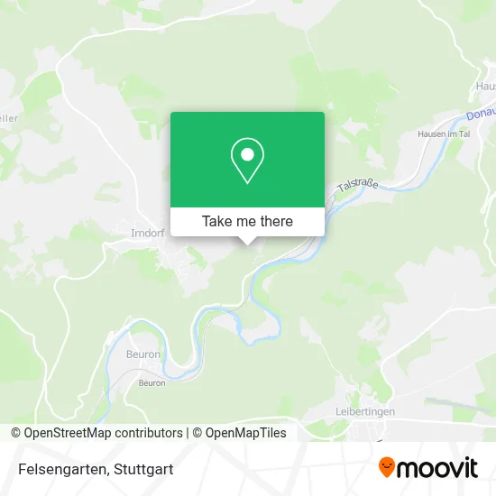 Felsengarten map