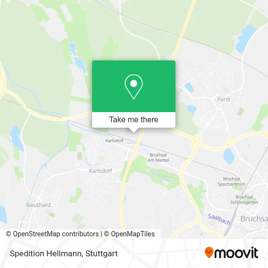 Spedition Hellmann map