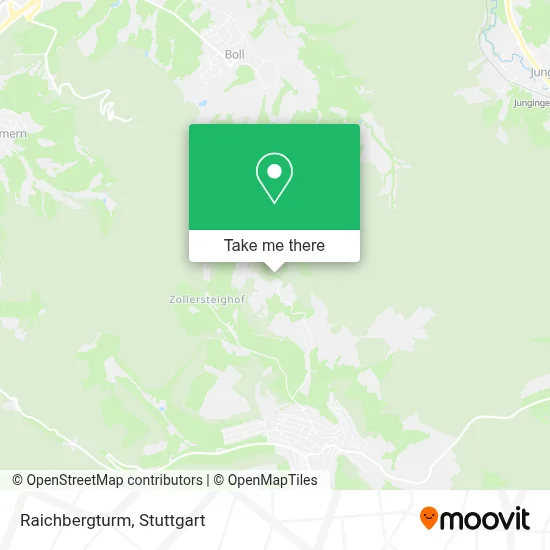 Raichbergturm map