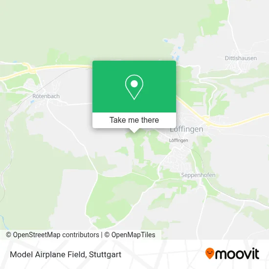 Modellflugplatz map