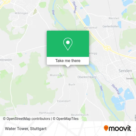 Wasserturm map