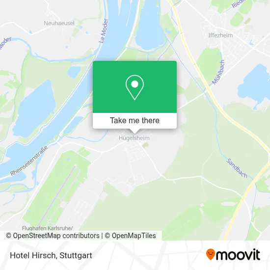 Hotel Hirsch map