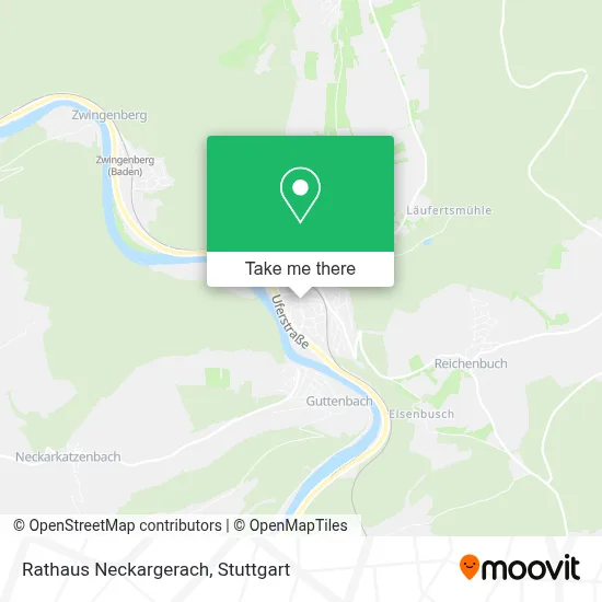 Rathaus Neckargerach map