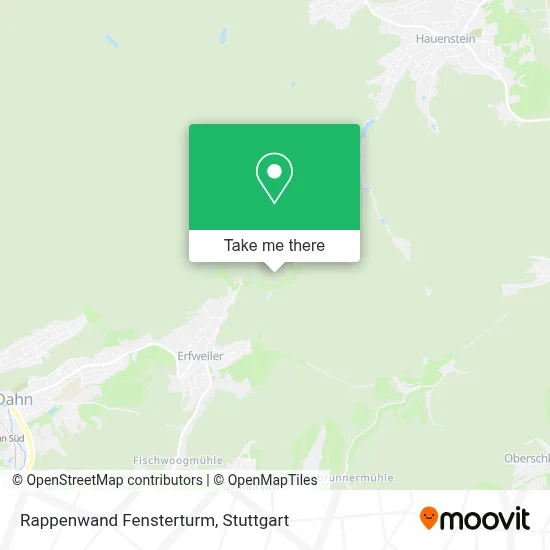 Rappenwand Fensterturm map