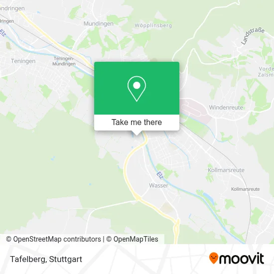 Tafelberg map