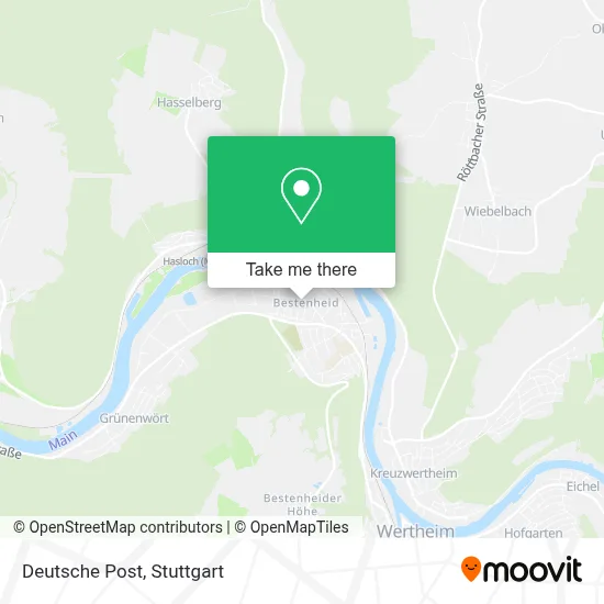 Deutsche Post map