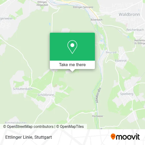 Ettlinger Linie map
