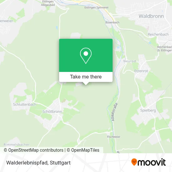 Walderlebnispfad map