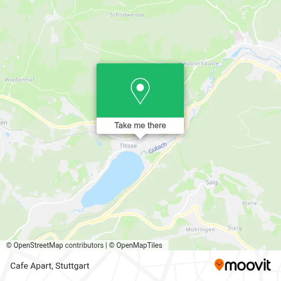 Cafe Apart map