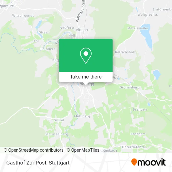 Gasthof Zur Post map