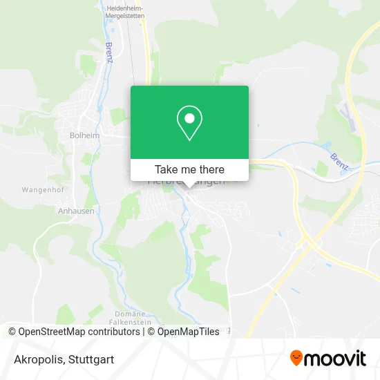 Akropolis map