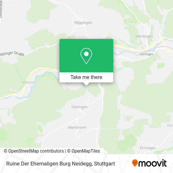 Ruine Der Ehemaligen Burg Neidegg map
