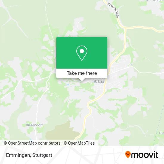 Emmingen map