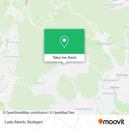 Lady Ranch map