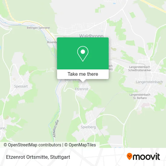 Etzenrot Ortsmitte map