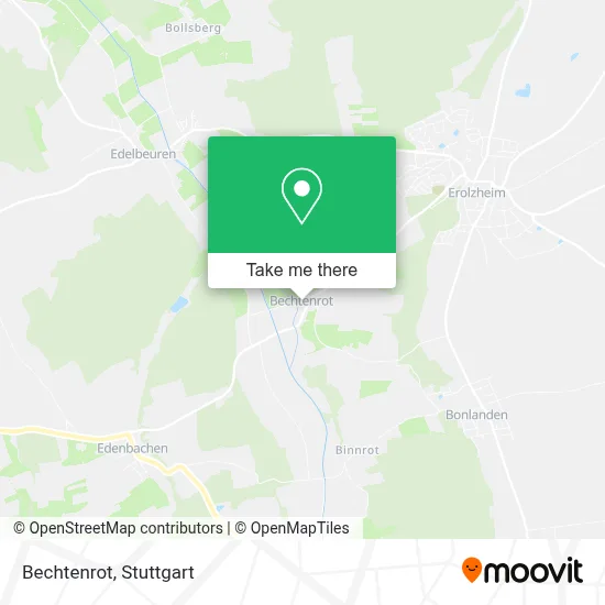 Bechtenrot map