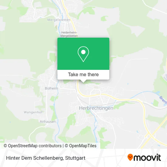 Hinter Dem Schellenberg map
