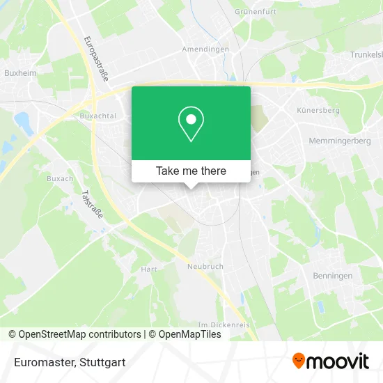 Euromaster map