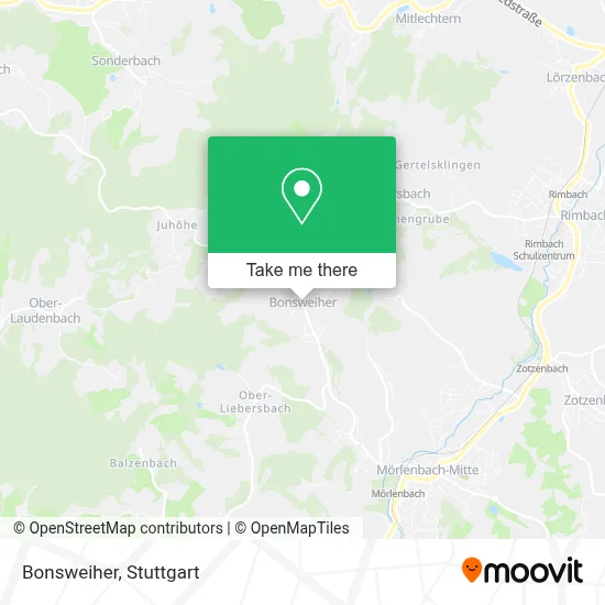 Bonsweiher map