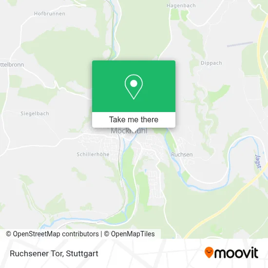 Ruchsener Tor map