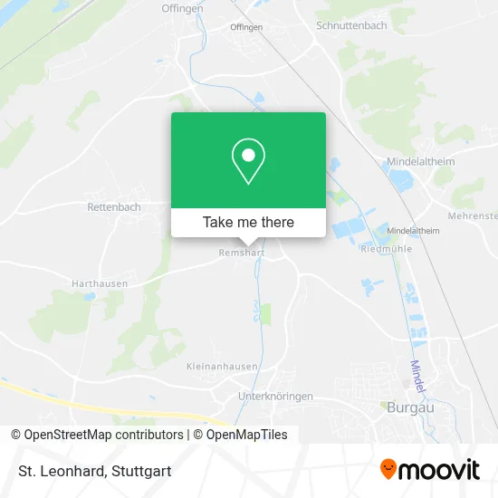 St. Leonhard map