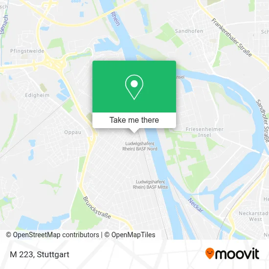 M 223 map