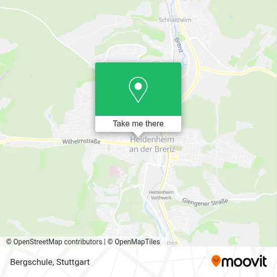 Bergschule map