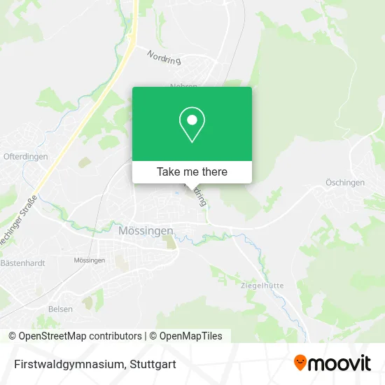 Firstwaldgymnasium map