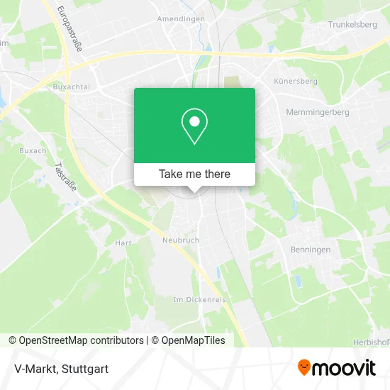 V-Markt map