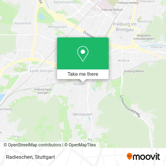 Radieschen map