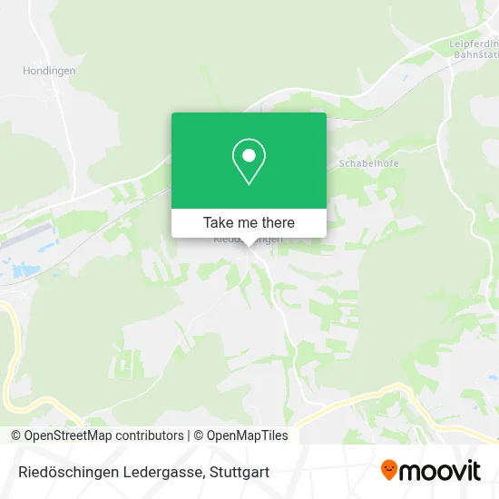 Riedöschingen Ledergasse map