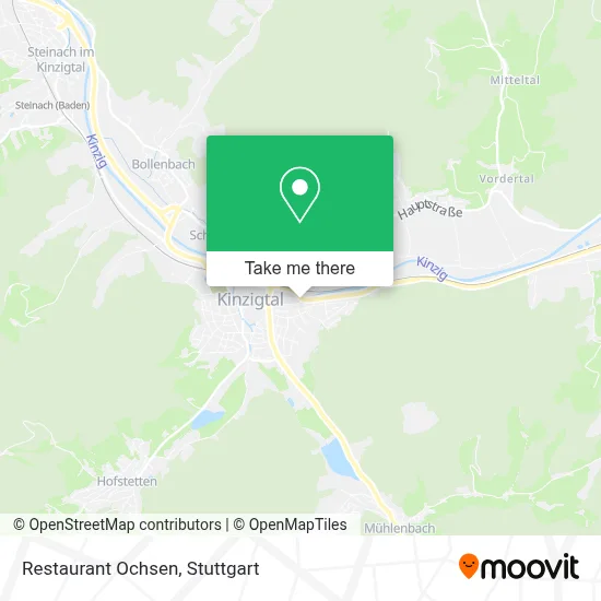 Restaurant Ochsen map