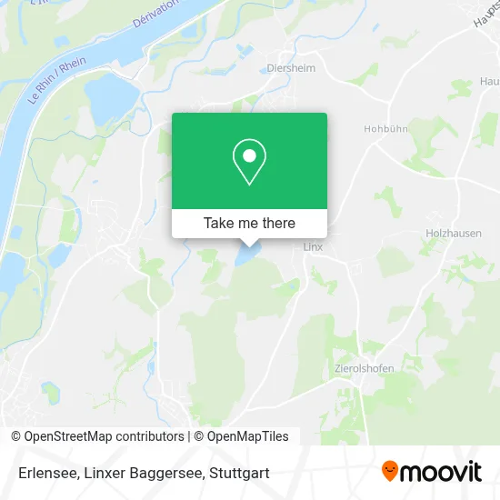 Erlensee, Linxer Baggersee map