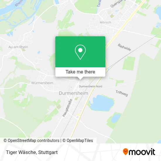 Tiger Wäsche map