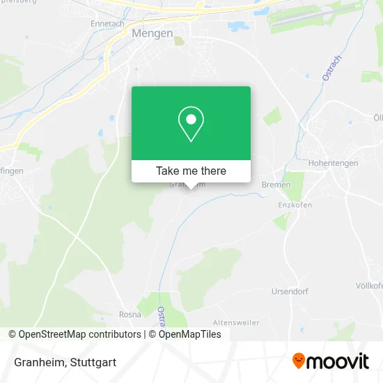 Granheim map