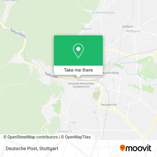 Deutsche Post map