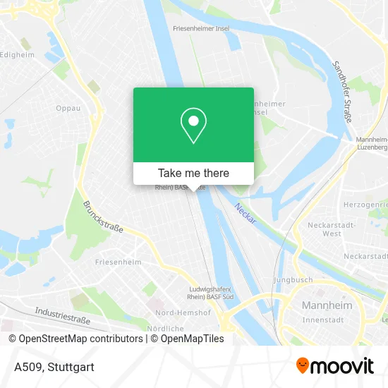 A509 map