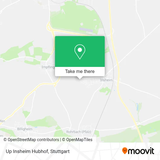 Up Insheim Hubhof map
