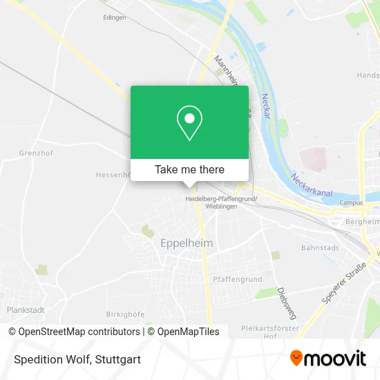 Spedition Wolf map