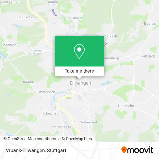 Vrbank-Ellwangen map