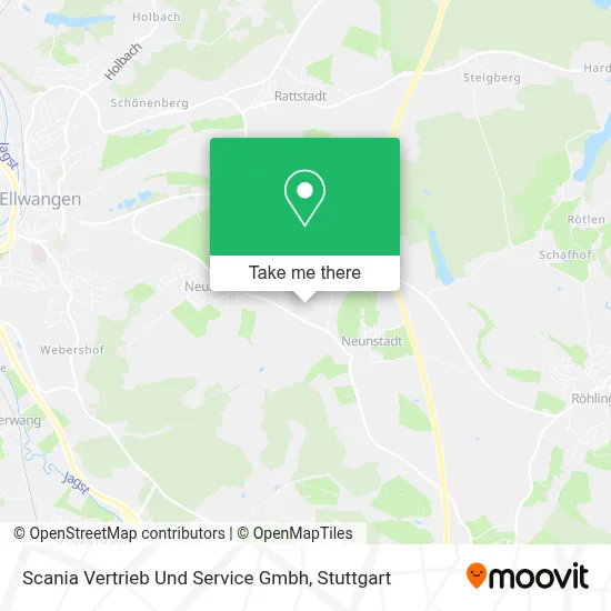 Scania Vertrieb Und Service Gmbh map