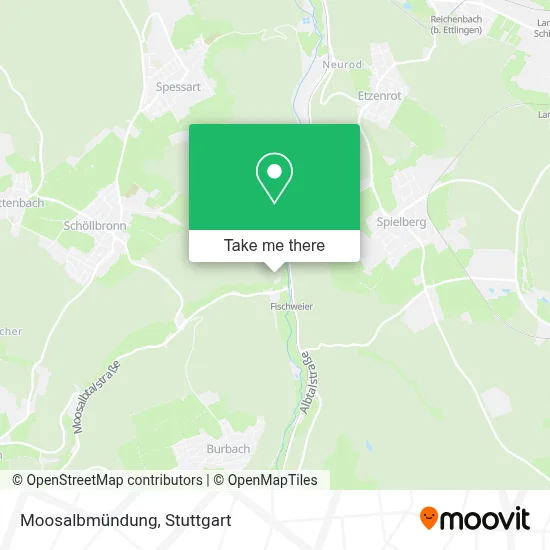 Moosalbmündung map